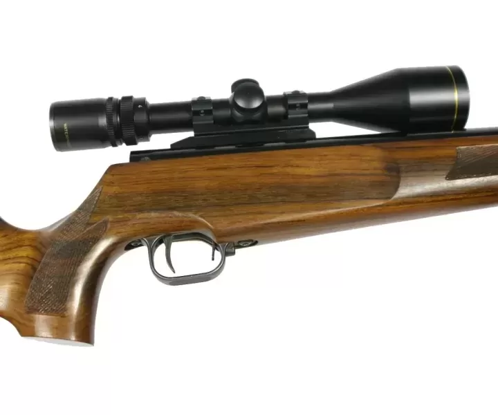 S/H THEOBEN ELIMINATOR .22 FAC AIR RIFLE PACKAGE