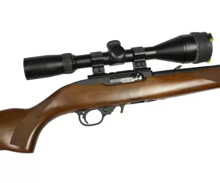 S/H RUGER 10/22 DELUXE WALNUT STOCK .22LR PACKAGE