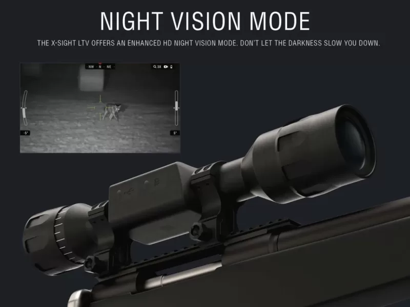 ATN X-Sight LTV 3-9x Day and Night Vision Rifle Scope