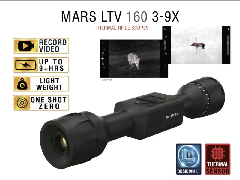 ATN MARS LTV 3-9x 160×120 12mm Thermal Rifle Scope