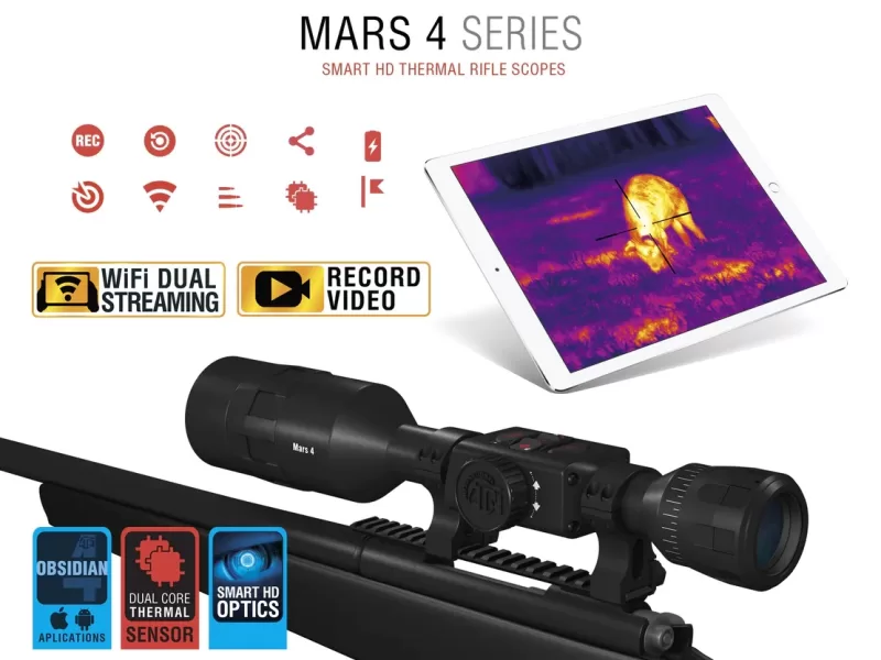 ATN MARS 4, 4.5-18x, 384×288, Thermal Rifle Scope