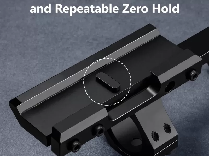 Cantilever Offset Dual Ring Scope Mount Dual Ring For Picatinny Weaver Rail 1 inch or 30 mm Diameter