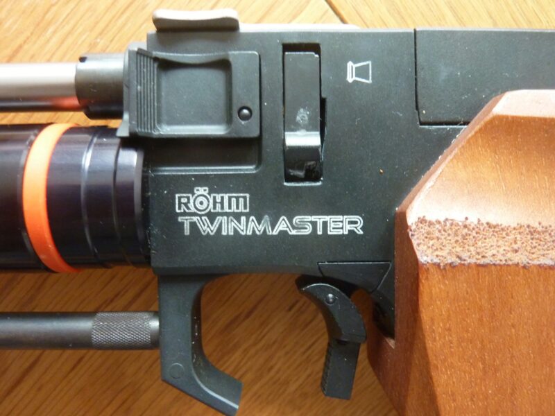 NOW SOLD. ROHM TWINMASTER MATCH PCP .177 AIR PISTOL
