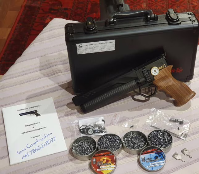 Huben Pistol GK1 new, incl. silencer