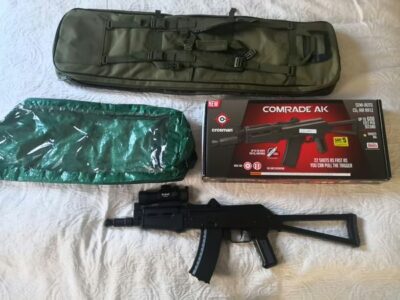 CROSMAN COMRADE AK semi-automatic CO2 BB air rifle. Excellent condition.