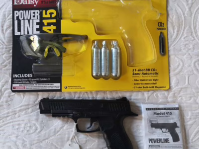 Daisy Model 415 CO2 Pistol Kit – 4.5mm BB Repeater Air Pistol.