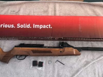 Hatsan Speedfire Multi Shot Break Barrel Air Rifle Walnut Stock .177. Brand new, unused.
