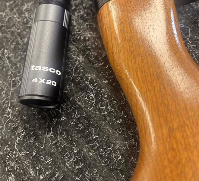 Remington Fieldmaster Model 572 .22 S/L/LR Pump Rifle Tasco Scope Minty