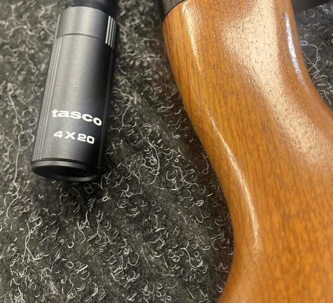 Remington Fieldmaster Model 572 .22 S/L/LR Pump Rifle Tasco Scope Minty