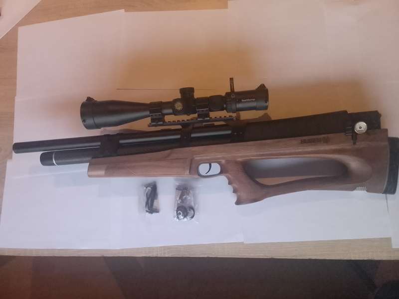 Huben K1 .22 Caliber 5.5mm 7.5 Joule Walnut