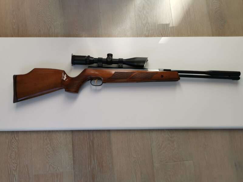 Weihrauch HW 97K .22CAL With AGS3-9 X40 Mil - Dot Scope Plus 2 Piece Mounts