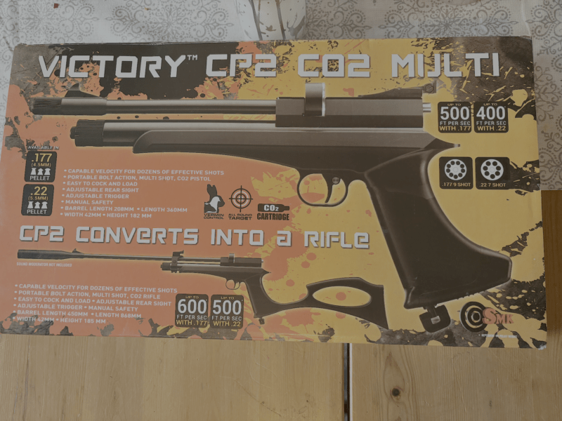 As New .177 SMK Victory CP2 with Scope