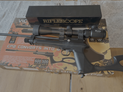 As New .177 SMK Victory CP2 with Scope