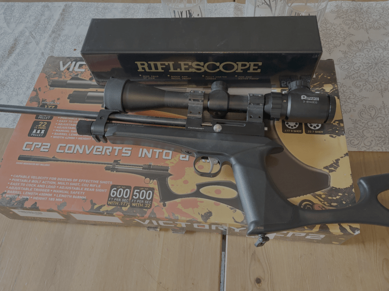 As New .177 SMK Victory CP2 with Scope