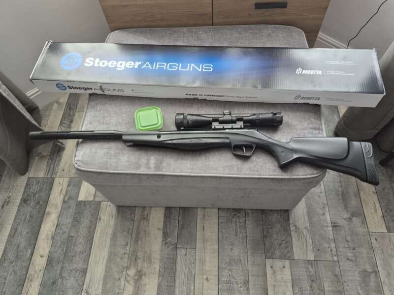 Air riffle and scope