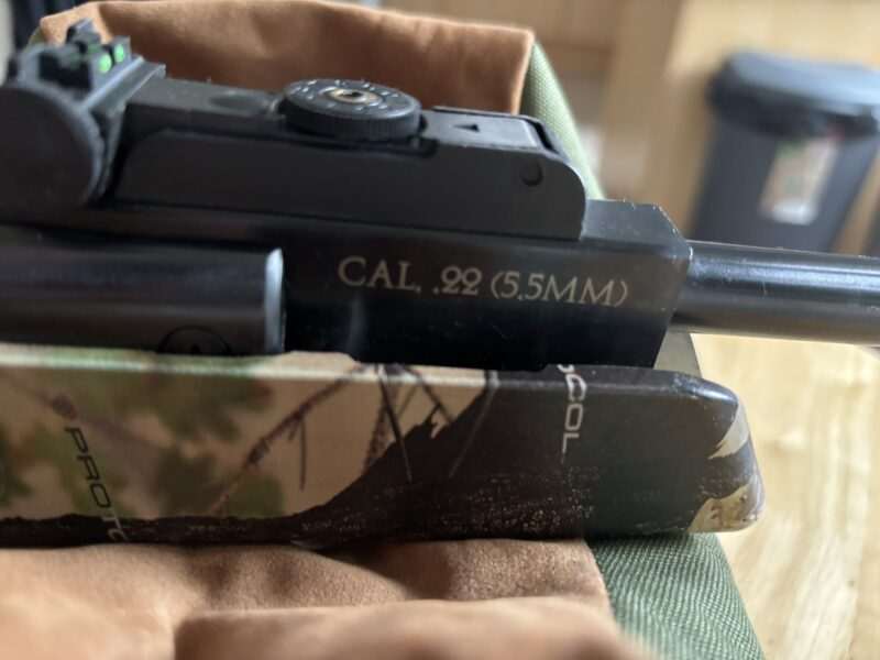 Milbro Exploler Camo .22 spring air rifle used