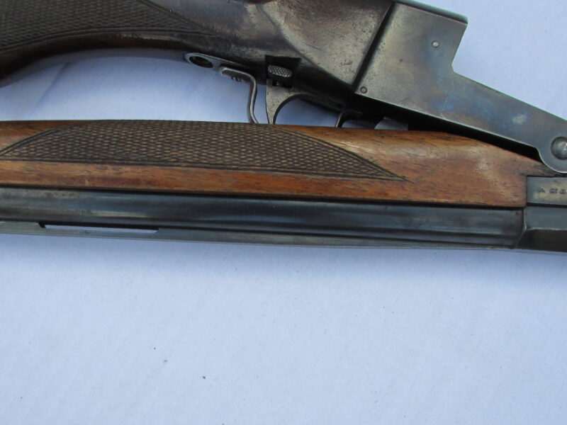 G. Gamba Gardone V.T. Boehler Blitz single barrel 12 Gauge.