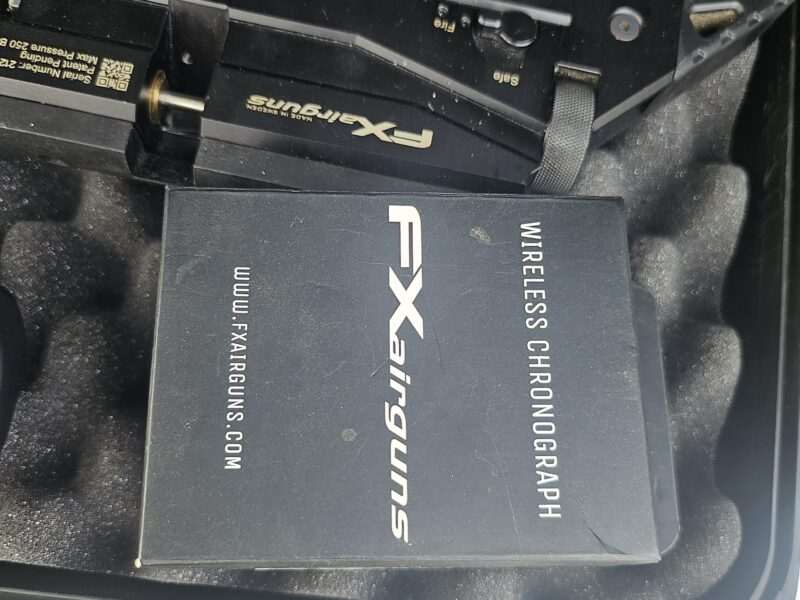 FX MAVERICK BLACK COMPACT in 177 sub 12. like new with Pard 008lrf scope