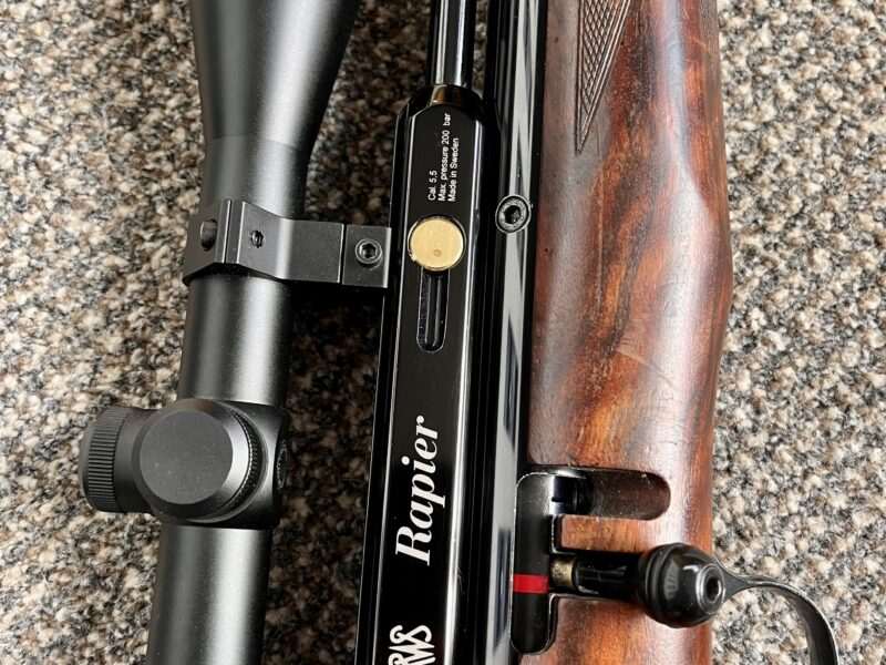 RWS Rapier .22 vintage and iconic pcp 2 shot