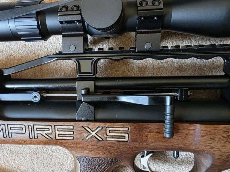 Kral Empire XS .22, Scope and Huggett Atom