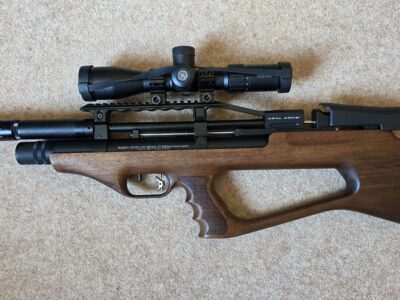 Kral Empire XS .22, Scope and Huggett Atom