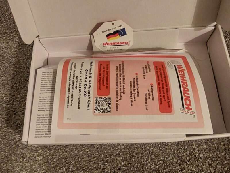 Hw 45 blackstrar original box.
